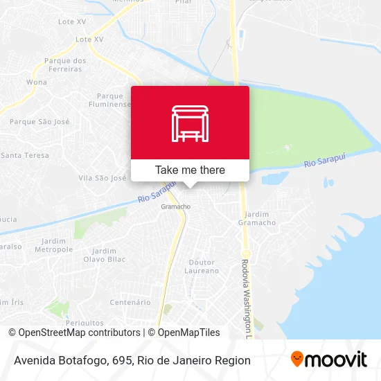 Avenida Botafogo, 695 map