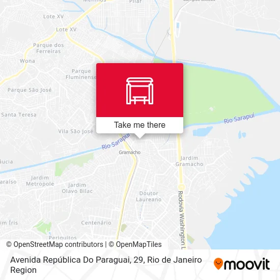 Avenida República Do Paraguai, 29 map