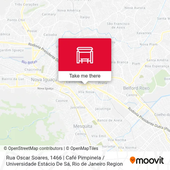 Rua Oscar Soares, 1466 | Café Pimpinela / Universidade Estácio De Sá map
