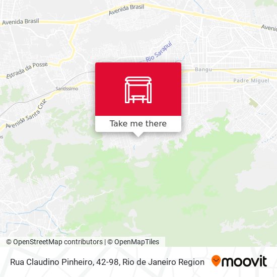 Rua Claudino Pinheiro, 42-98 map