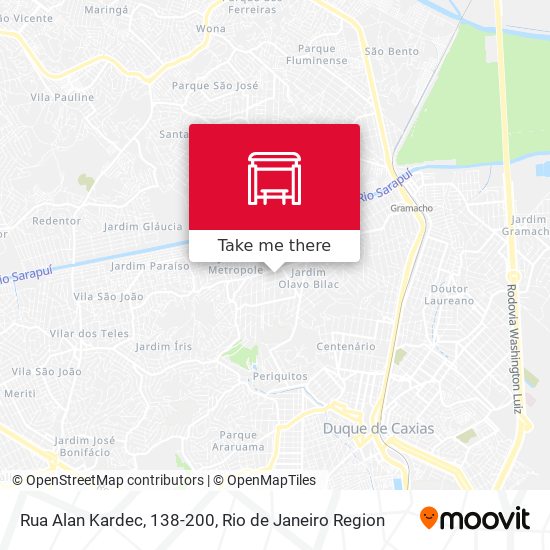 Rua Alan Kardec, 138-200 map