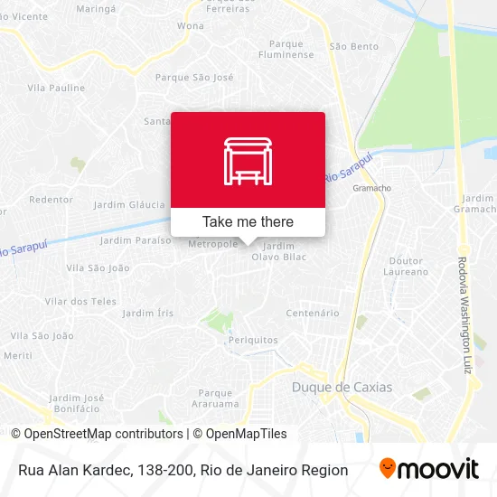 Rua Alan Kardec, 138-200 map