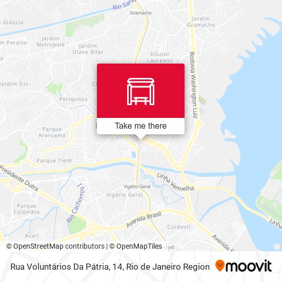 Rua Voluntários Da Pátria, 14 map