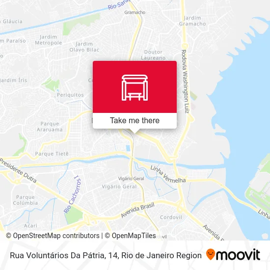 Rua Voluntários Da Pátria, 14 map