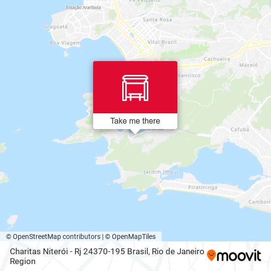 Charitas Niterói - Rj 24370-195 Brasil map