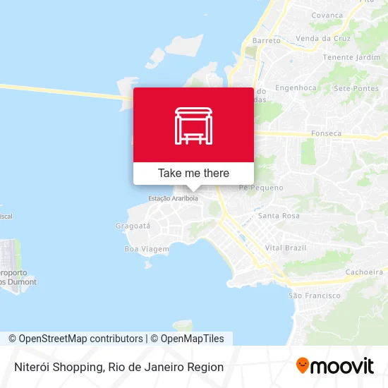 Niterói Shopping map