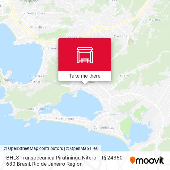 BHLS Transoceânica Piratininga Niterói - Rj 24350-630 Brasil map