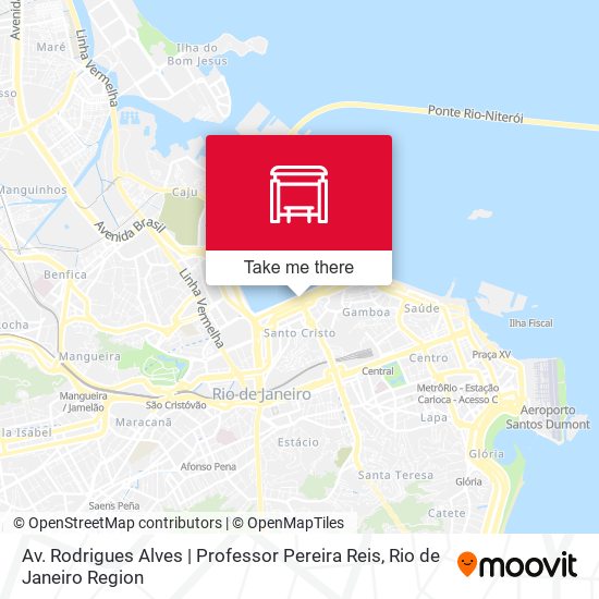 Av. Rodrigues Alves | Professor Pereira Reis map