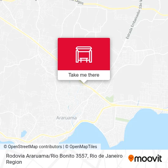 Rodovia Araruama / Rio Bonito 3557 map