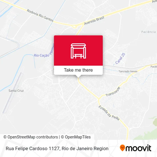 Rua Felipe Cardoso 1127 map