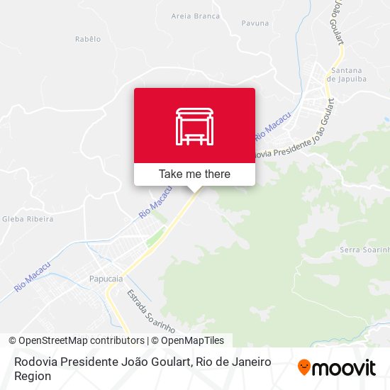 Rodovia Presidente João Goulart map