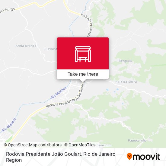Rodovia Presidente João Goulart map