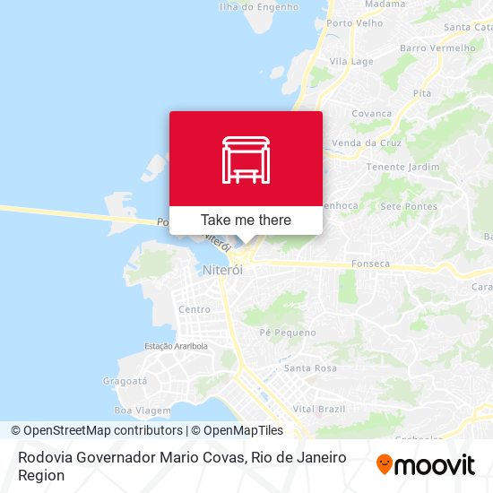 Mapa Rodovia Governador Mario Covas