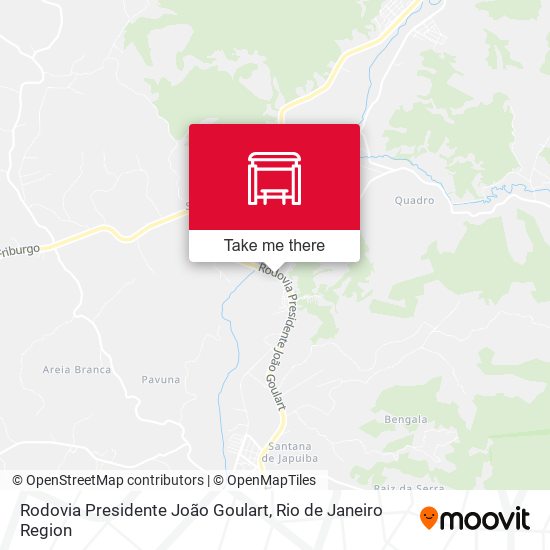 Rodovia Presidente João Goulart map