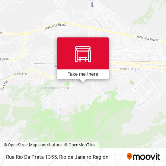 Rua Rio Da Prata 1355 map