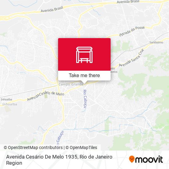 Avenida Cesário De Melo 1935 map