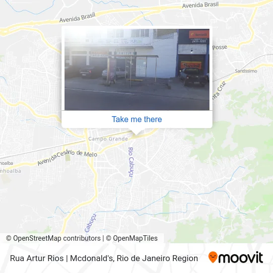 Rua Artur Rios | Mcdonald's map