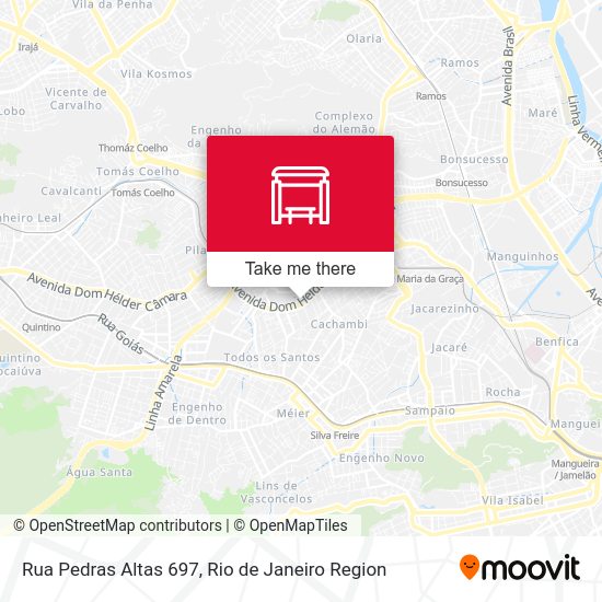 Rua Pedras Altas 697 map