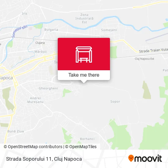 Strada Soporului 11 map