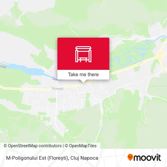 M-Poligonului Est (Florești) map