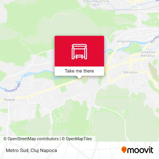 Metro Sud map
