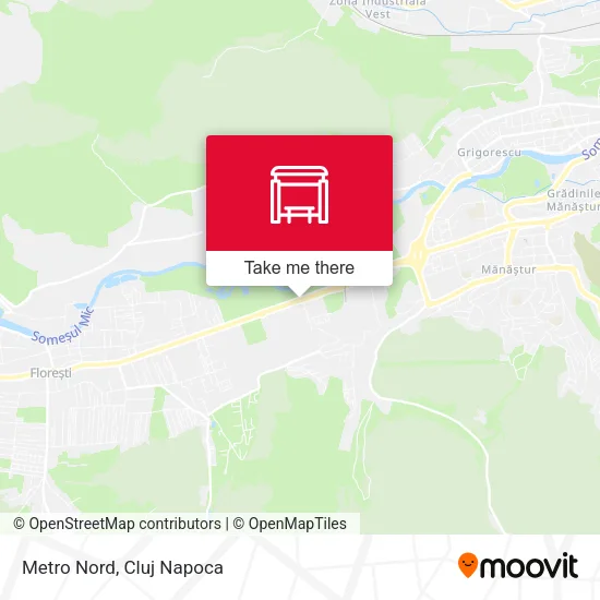 Metro Nord map