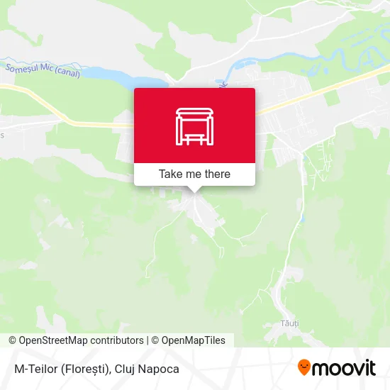 M-Teilor (Florești) map
