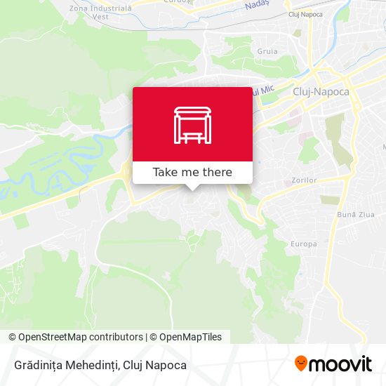 Grădinița Mehedinți map