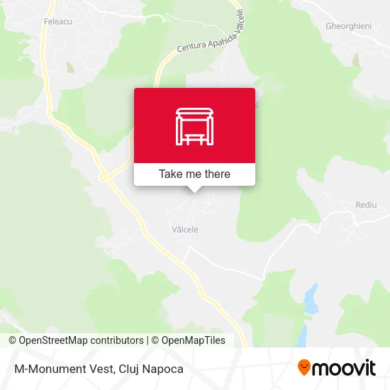 M-Monument Vest map