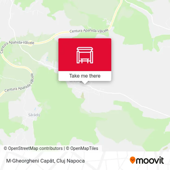 M-Gheorgheni Capăt map