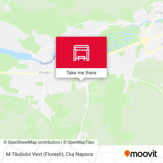 M-Tăuțiului Vest (Florești) map
