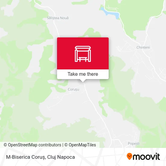 M-Biserica Coruș map
