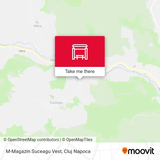 M-Magazin Suceagu Vest map