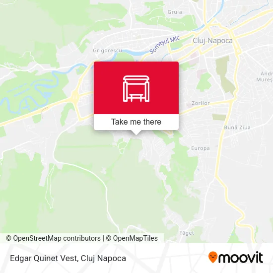 Edgar Quinet Vest map