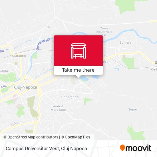 Campus Universitar Vest map