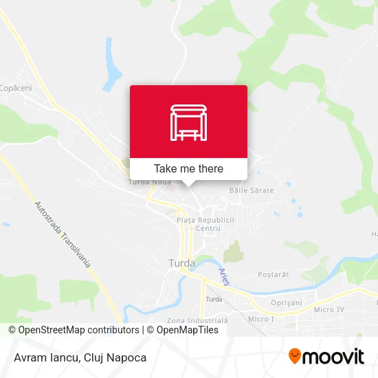 Avram Iancu map