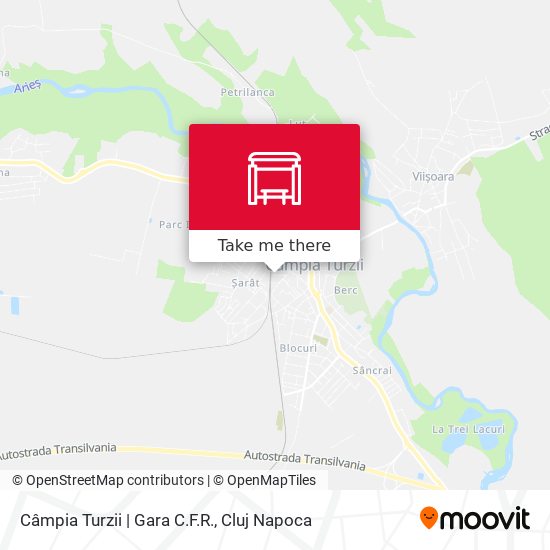 Câmpia Turzii | Gara C.F.R. map