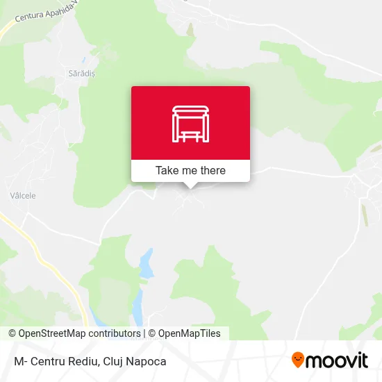 M- Centru Rediu map