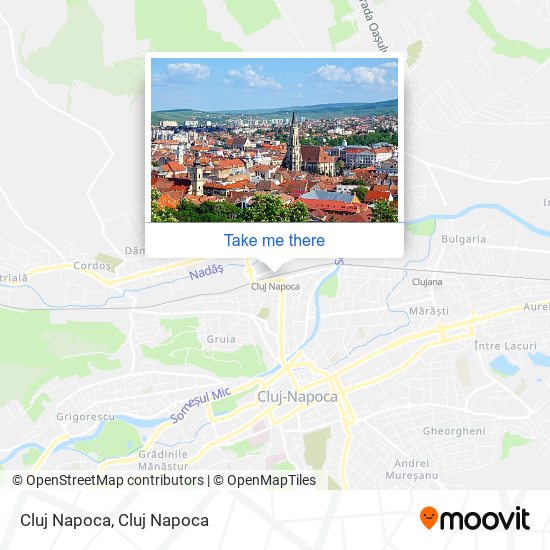 Cluj Napoca map