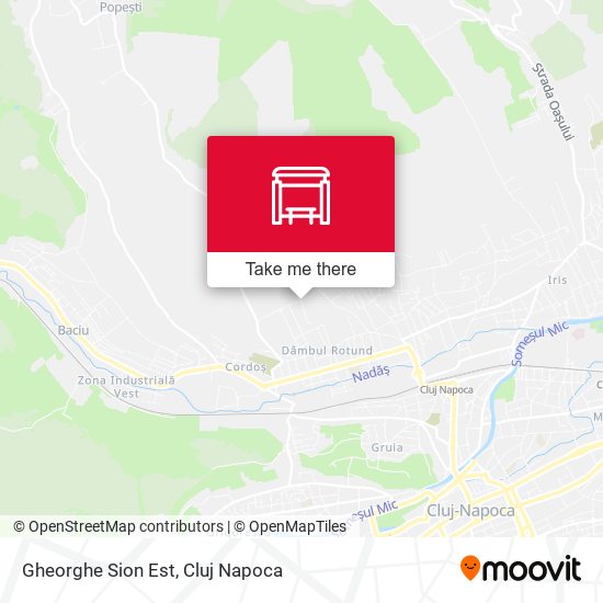 Gheorghe Sion Est map