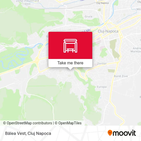 Bâlea Vest map