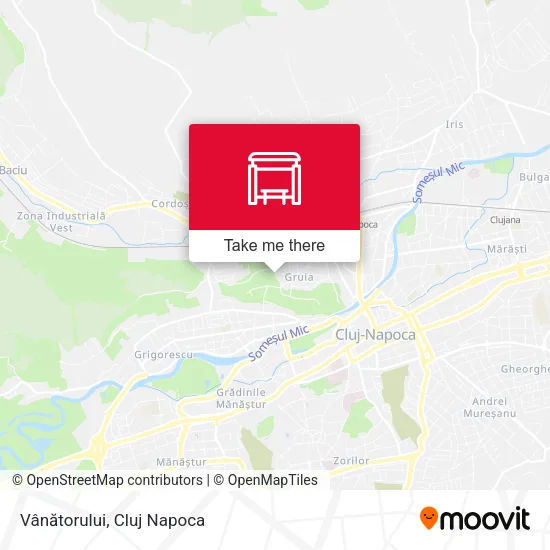 Vânătorului map