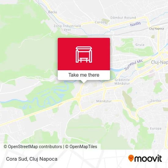Cora Sud map