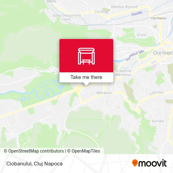 Ciobanului map