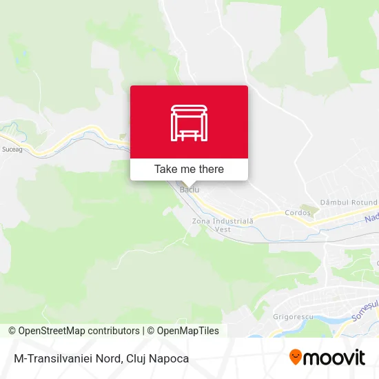 M-Transilvaniei Nord map