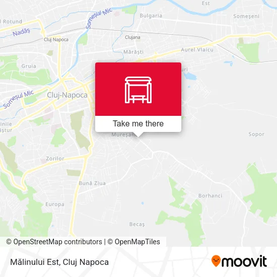 Mălinului Est map