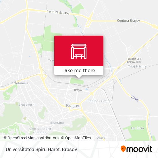 Universitatea Spiru Haret map