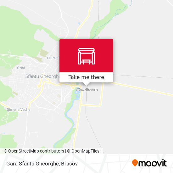 Gara Sfântu Gheorghe map