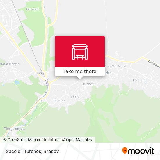 Săcele | Turcheș map