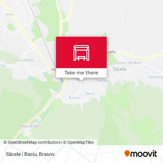 Săcele | Baciu map